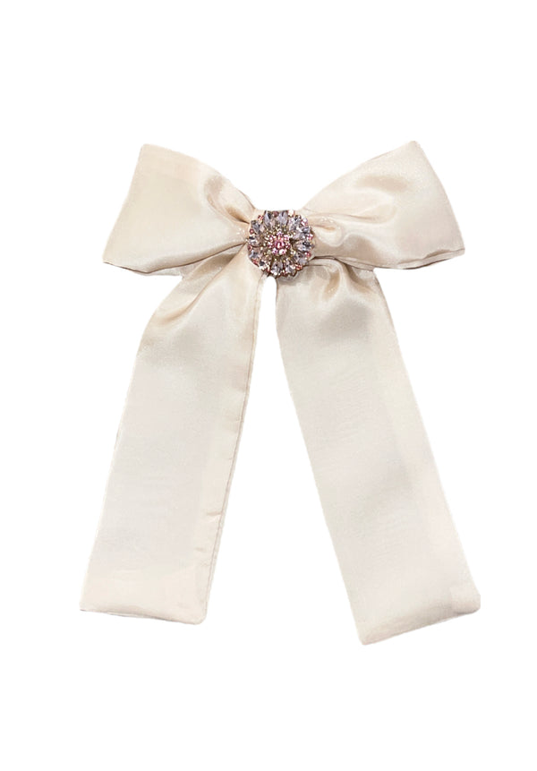 Lovely Pink Embellished Bow