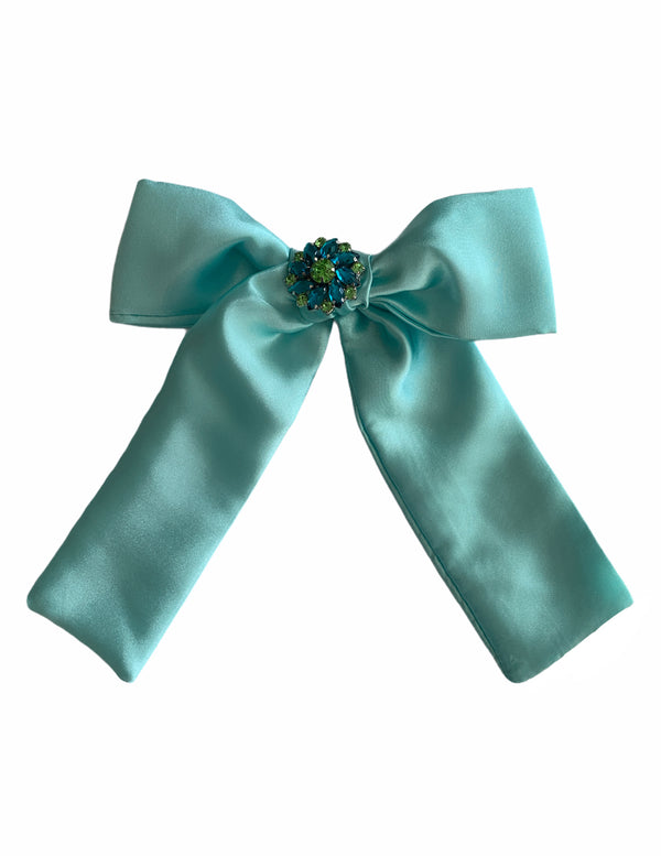 Turquoise embellished long bow