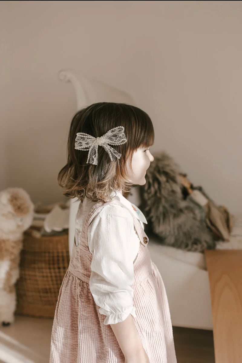 Pearl Ivory Ballerina Bow