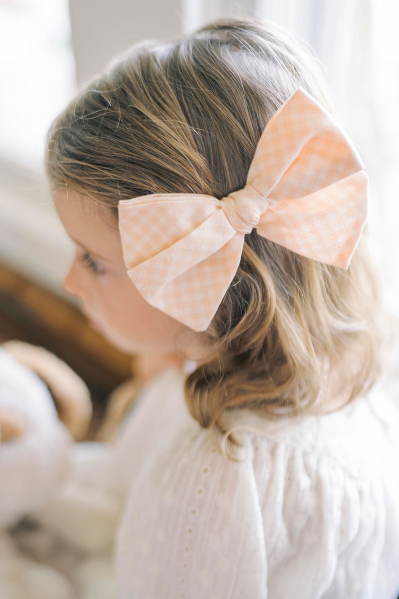 Peachy Pink Picnic Bow Midi