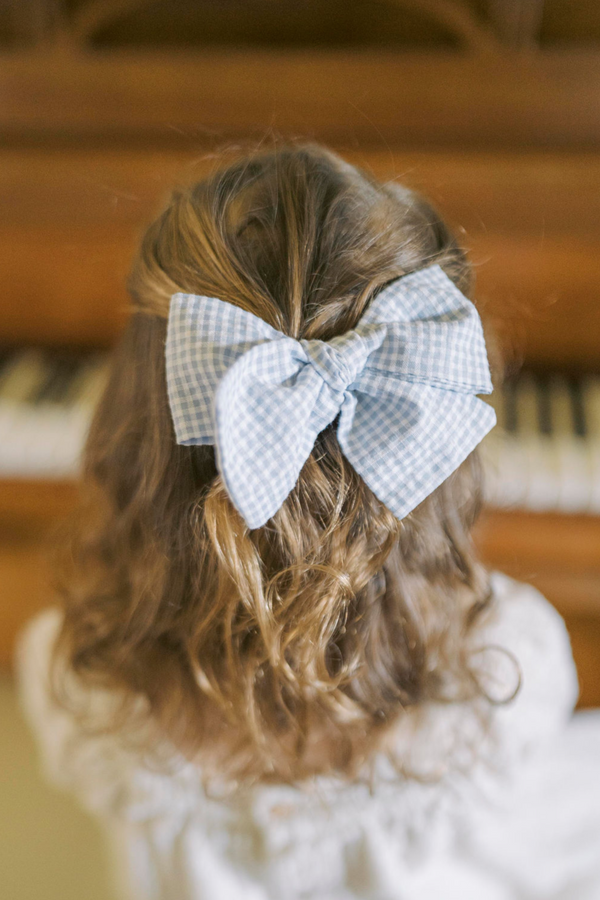 Blue Picnic Bow Midi