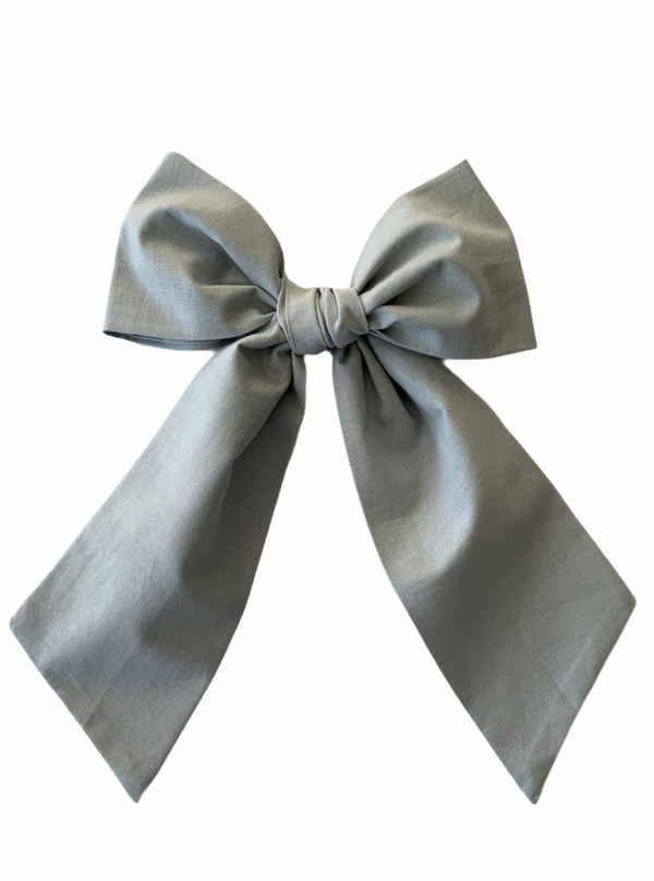 Dusted Blue Bow