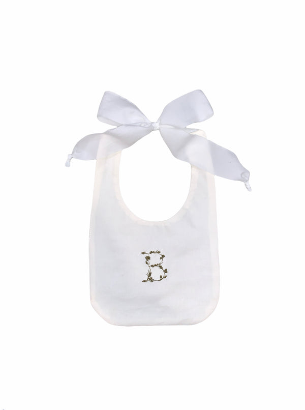 Personalized White Bib