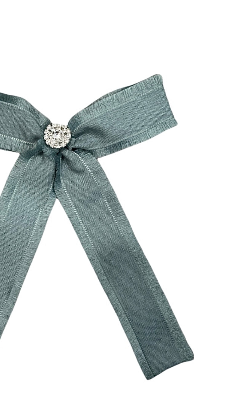 Dusty Turquoise Bow