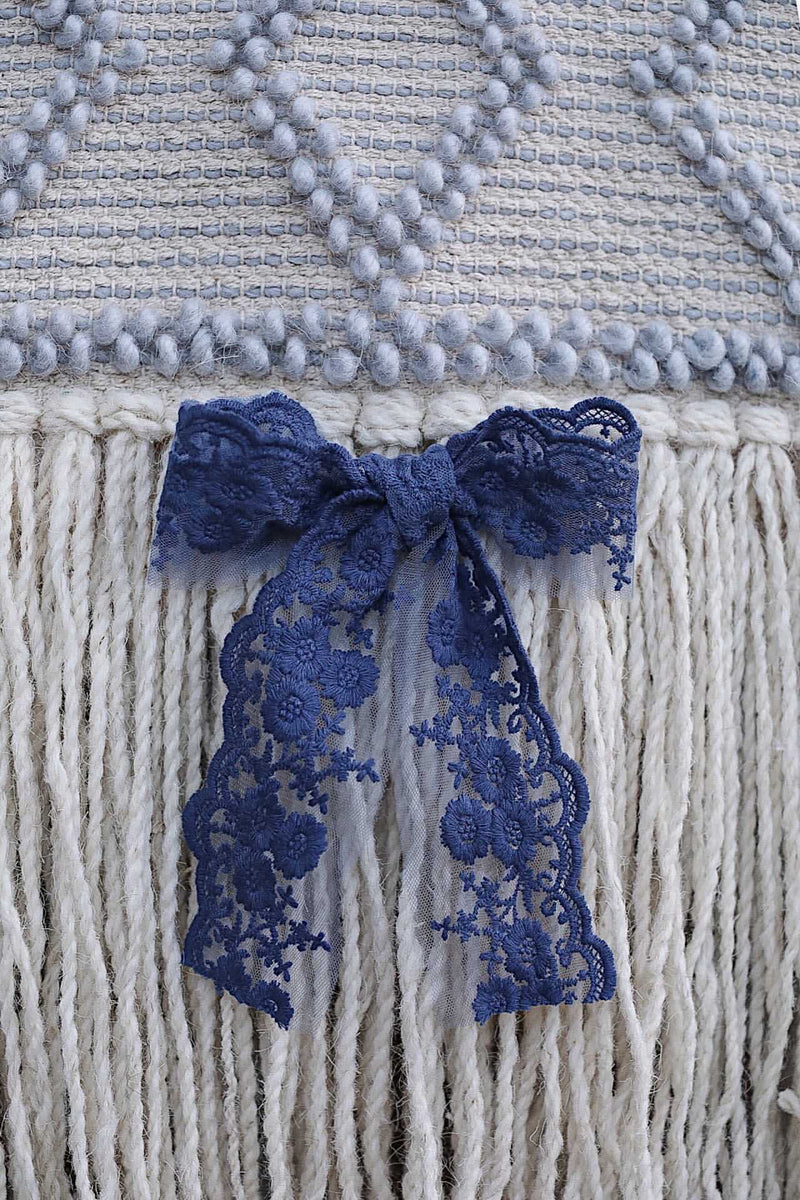 Blue Lace Bow