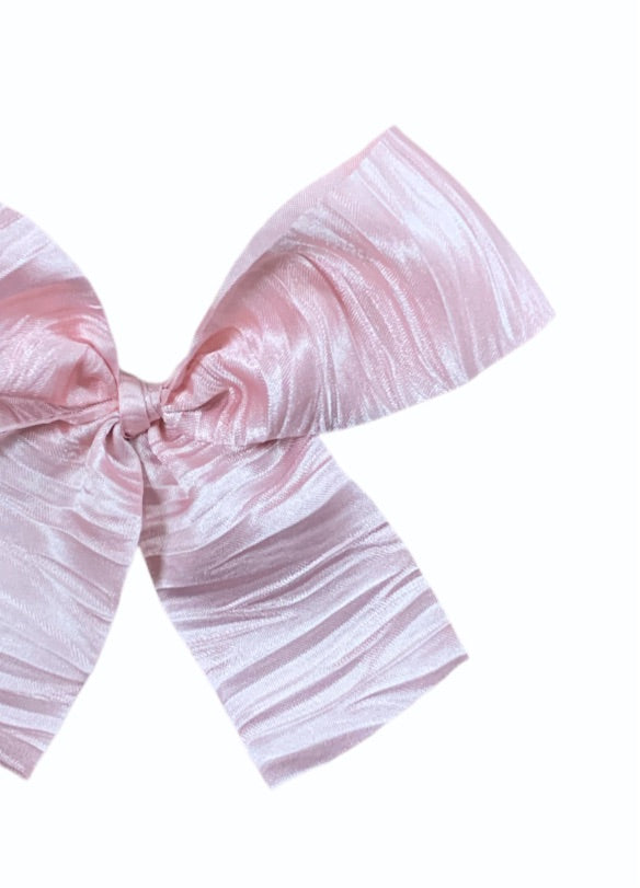 Rugged pink bow