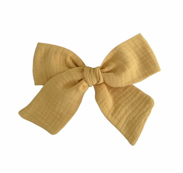 Lovely mustard bow