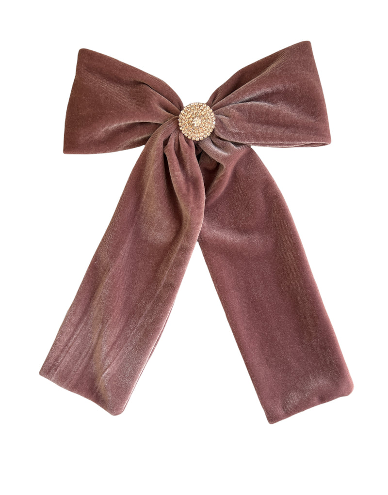 Aurora Long Embellished Bow