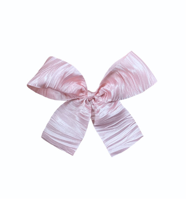 Rugged pink bow